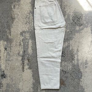 White Denim Pants